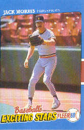 1988 Fleer Exciting Stars Baseball Cards       027      Jack Morris